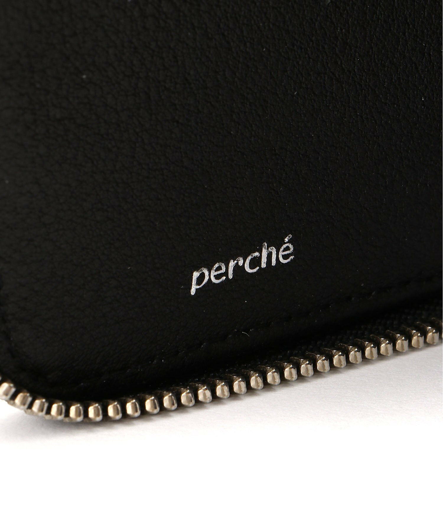 (L)ペルケ perche / ドット型押しラウンドパームフィット財布